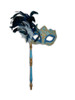 Authentic Venetian mask Colombina Ombra Piume