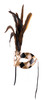 Venetian mask Colombina Rombi Piume