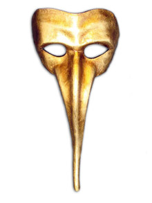 Traditional Venetian mask Zanni Metallo