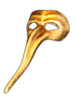 Traditional Venetian mask Zanni Metallo