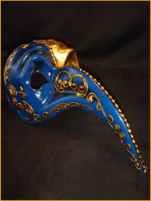Authentic Venetian mask Zan Turco Ducale