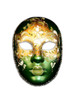 Authentic Venetian mask Volto Flore 