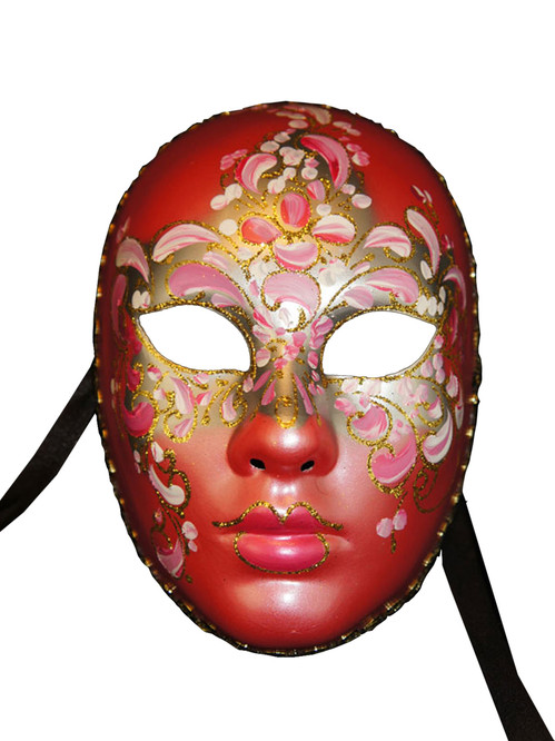 Authentic Venetian mask Volto Flore 