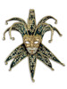 Venetian paper mache mask Jolly Velutto Lux