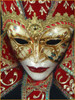 Venetian mask Jolly Velutto Carte