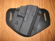 GLOCK OWB standard hybrid leather\Kydex Holster (Adjustable retention)