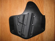 RUGER IWB standard hybrid leather\Kydex Holster (fixed retention)
