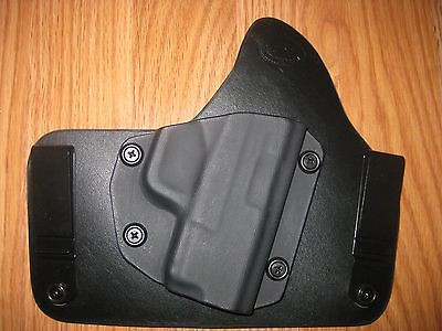 OWB Kydex/Leather Hybrid Holster with adjustable retention for KAHR