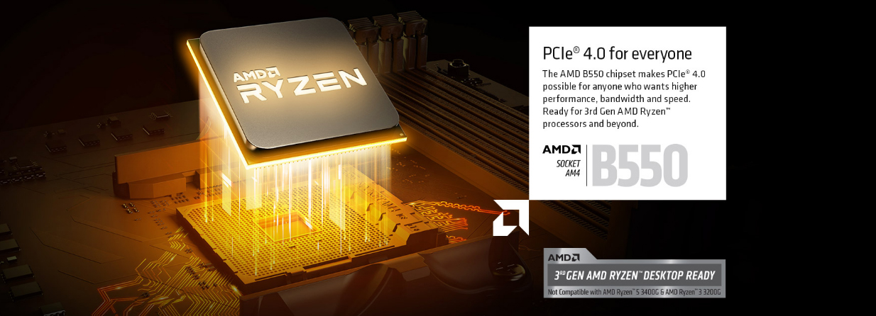 ASRock B550 PG VELOCITA Supports AMD AM4 Processors Motherboard