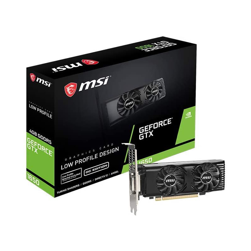 Msi Gtpc Gaming Geforce Gtx 1650 128 Bit Hdmi Dp Dvi 4gb Gdrr5 Hdcp Support Directx 12 Vr Ready Oc Low Profile Bracket Included Graphics Card Msi Gtpc Gaming Geforce Gtx 1650 128 Bit Hdmi Dp Dvi 4gb Gdrr5 Hdcp Support Directx 12 Vr Ready Oc Low Profile Bracket Included Graphics Card