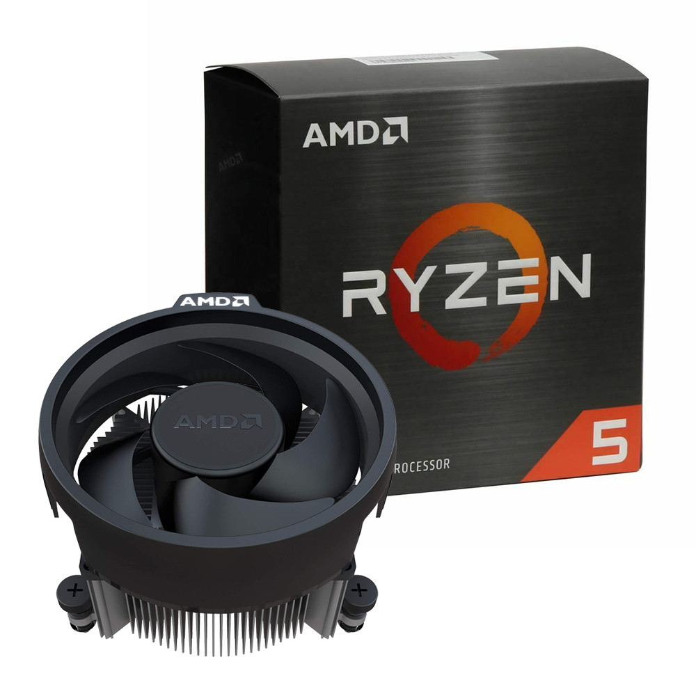 Amd 100 box Ryzen 5 5600x With Wraith Stealth Cooler