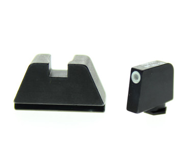 Ameriglo: Glock 1XL Suppressor Sight Set (.315" Tritium-White Front / .394" Black Rear) GL-411