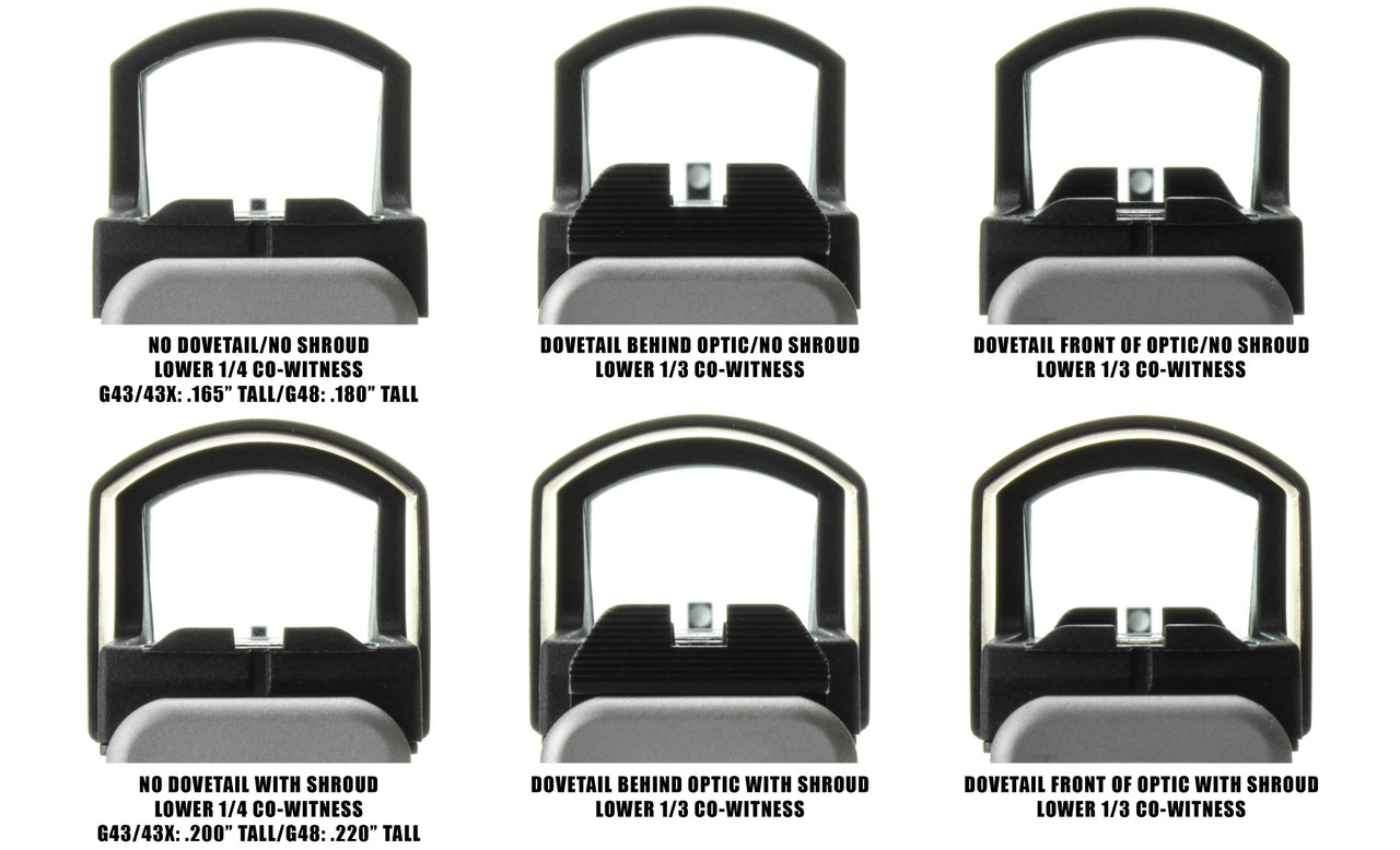 Sig Romeo Zero Optic Cut Machining for Glock