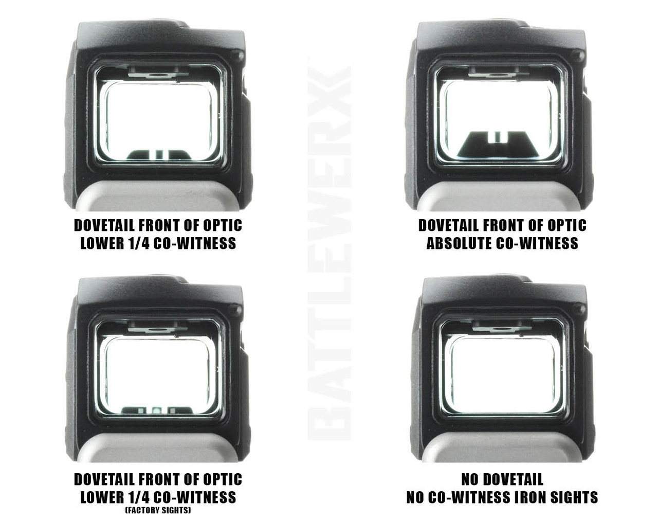 Steiner MPS Optic Cut for Glock Co-witness Heights