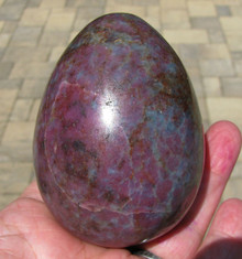Ruby Kyanite Egg, Connects Heart Chakra