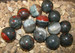 Bloodstone 30 mm spheres