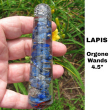 Lapis Orgonite Wand, Orgone Wands