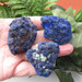 Azurite Blueberry Clusters, Medium