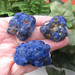 Azurite Clusters, Large Sized