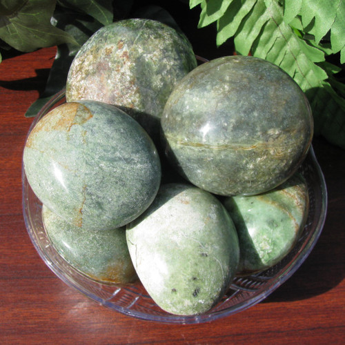 Fuchsite Pebbles, Medium sized