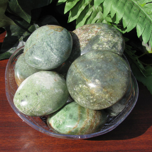 Fuchsite Pebbles, small sized