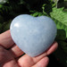 Blue Calcite Heart #5495