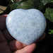 Blue Calcite Heart #5490