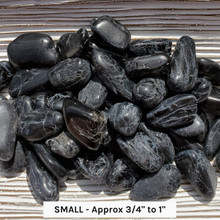 Black Tourmaline Tumbles, small