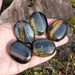 Small Blue Tiger's Eye Palm Stones