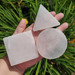Selenite charging plates, 2.5 to 3 inches
