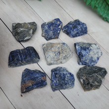 Rough Sodalite with Smooth Top