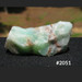 Green Calcite Rough Chunk #2051 Medium