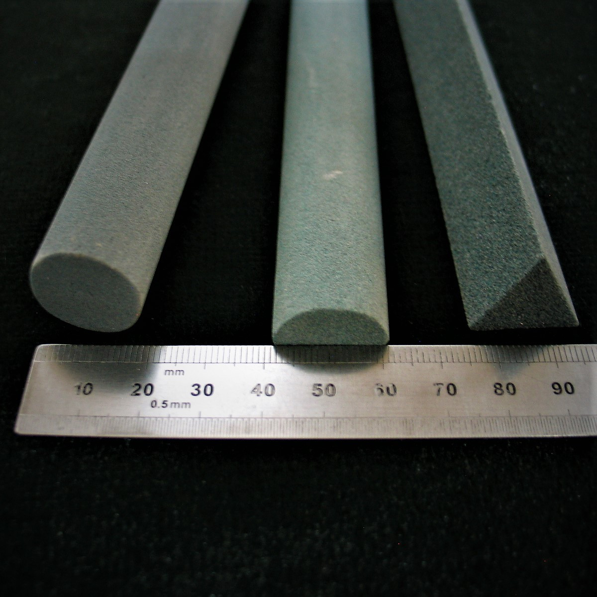 Abrasive File MIX PACK Green Silicon Carbide 3 PK ABRFILEB