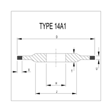 250 x 10 x 32 - 14A1 (B151) Resin Bonded CBN Dish Wheel (DW664)