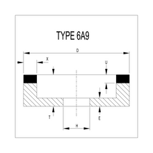 125 x 18 x 25 - 6AA9 (D126) Resin Bonded Diamond Cup Wheel (DW575)