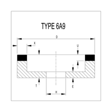 100 x 18 x 25 - 6AA9 (D126) Resin Bonded Diamond Cup Wheel (DW592)