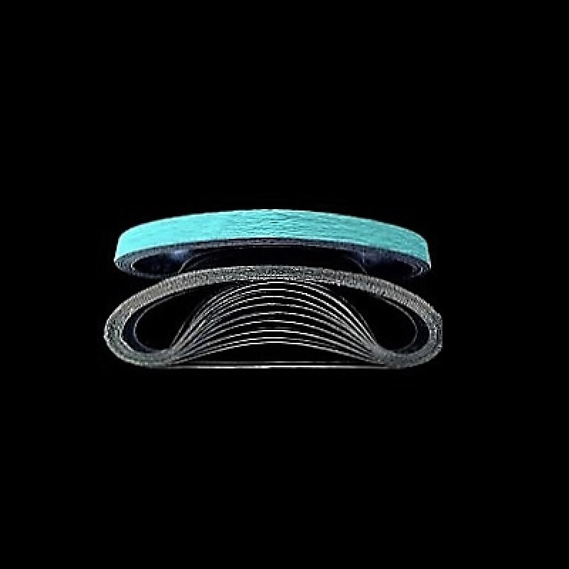 Courroies Abrasives Zirconia Alumine 2" X 60" - Grain 36, Pack De 6, Qualité Premium