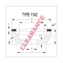 75 x 25 x 12.7 - 11A2 Resin Bonded Wheel (4810)
