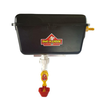 Automatic Chicken Drinker - Mains Pressure Header Tank - Easy installation - Connect with standard garden hose - Dine a Chook Australia