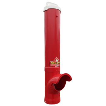 New Stylish Red Chicken feeder by Dine A Chook