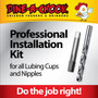 Install lubing cups and nipples for your Poultry Waterer with this handy DIY Professional Installation kit