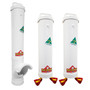 Large Chicken Feeder and Two 4 Litre Twin Cup Automatic Chicken Drinkers