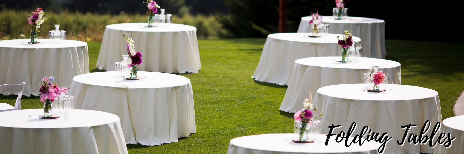 Folding Banquet Tables for Events
