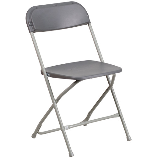 Plastic Folding Chairs | Gray Foldable Chairs
