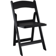 Wedding Chairs | Black Resin Folding Chairs