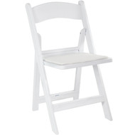 Wedding Chairs | White Resin Folding Chairs