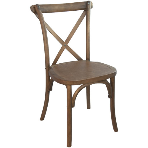 X-Back Chair | Light Brown | Cross Back Chairs