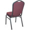 Banquet Chairs | Premium Burgundy-patterned Crown Back