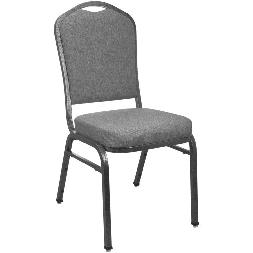 Banquet Chairs | Premium Charcoal Gray Crown Back