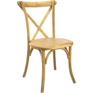 X-Back Chair | Hand Scraped Natural | Cross Back Chairs